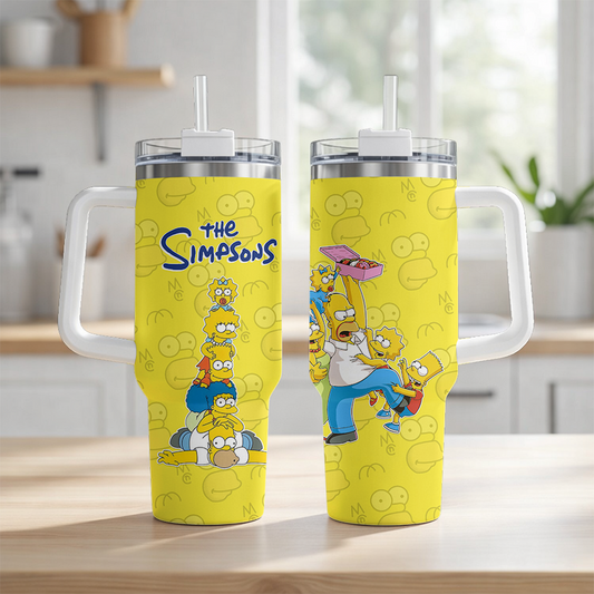 LIMITED EDITION - NEW CUSTOMIZED THE SIMPSONS TUMBLER CUP