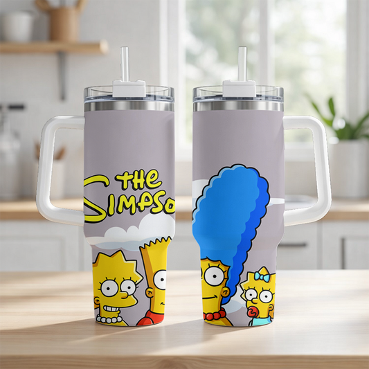 LIMITED EDITION - NEW CUSTOMIZED THE SIMPSONS TUMBLER CUP