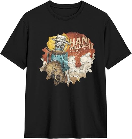 LIMITED EDITION - NEW CUSTOMIZED HANK WILLIAMS T-SHIRT, HOODIE, ZIP HOODIE