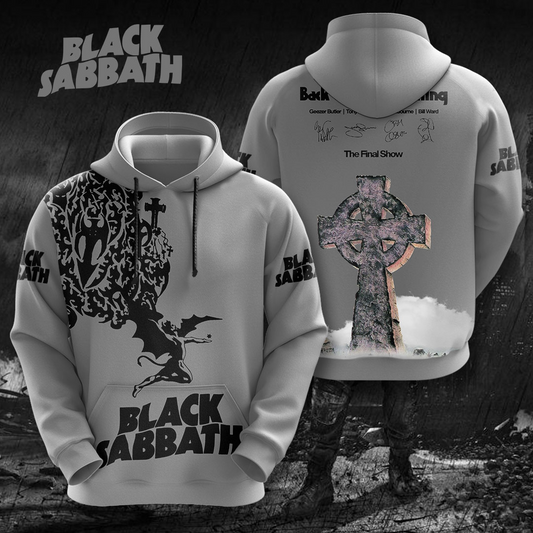 LIMITED EDITION - NEW CUSTOMZED BLACK SABBATH 3D UNISEX T-SHIRT & HOODIE