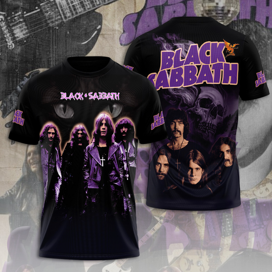 LIMITED EDITION - NEW CUSTOMZED BLACK SABBATH 3D UNISEX T-SHIRT & HOODIE