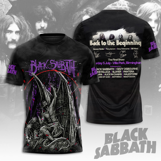 LIMITED EDITION - NEW CUSTOMZED BLACK SABBATH 3D UNISEX T-SHIRT & HOODIE