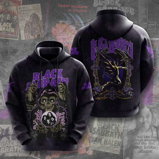 LIMITED EDITION - NEW CUSTOMZED BLACK SABBATH 3D UNISEX T-SHIRT & HOODIE