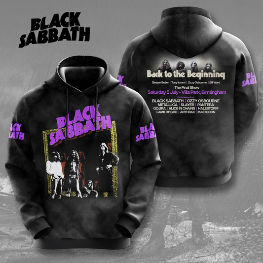LIMITED EDITION - NEW CUSTOMZED BLACK SABBATH 3D UNISEX T-SHIRT & HOODIE