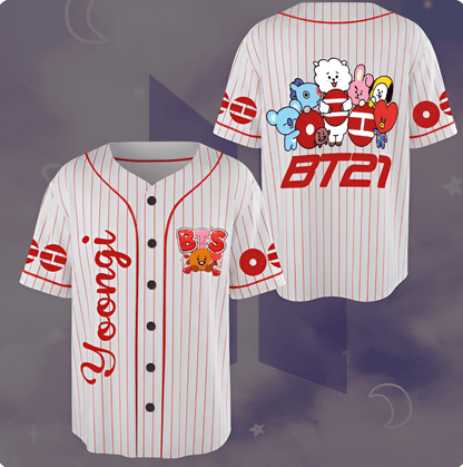 BTS COMEBACK WORLD TOUR BASEBALL JERSEY 2026 - LIMITED EDITION