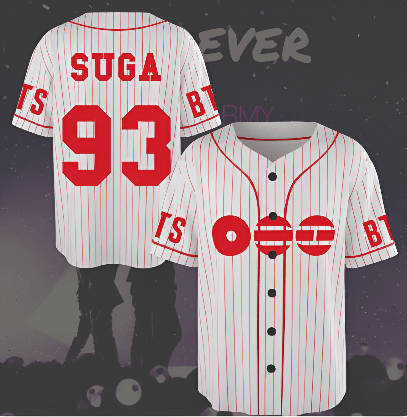BTS COMEBACK WORLD TOUR BASEBALL JERSEY 2026 - LIMITED EDITION