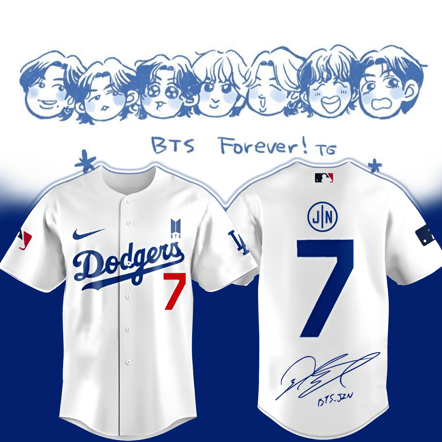 BTS COMEBACK WORLD TOUR BASEBALL JERSEY 2026 - LIMITED EDITION