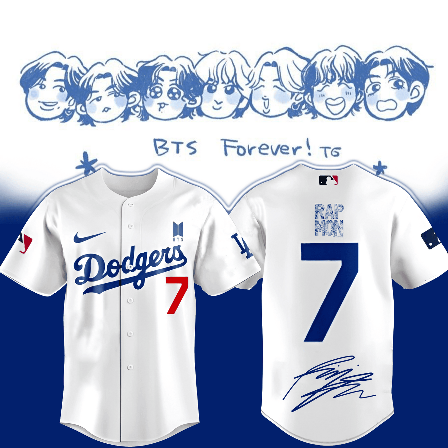 BTS COMEBACK WORLD TOUR BASEBALL JERSEY 2026 - LIMITED EDITION