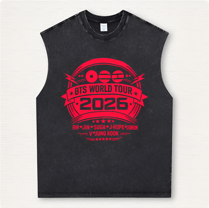 BTS WORLD TOUR 2026 - VINTAGE TANK TOP UNISEX