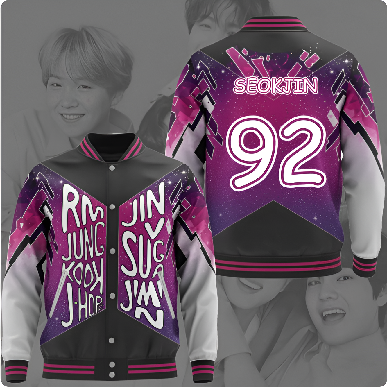 BTS WORLD TOUR 2026 BASEBALL JACKET