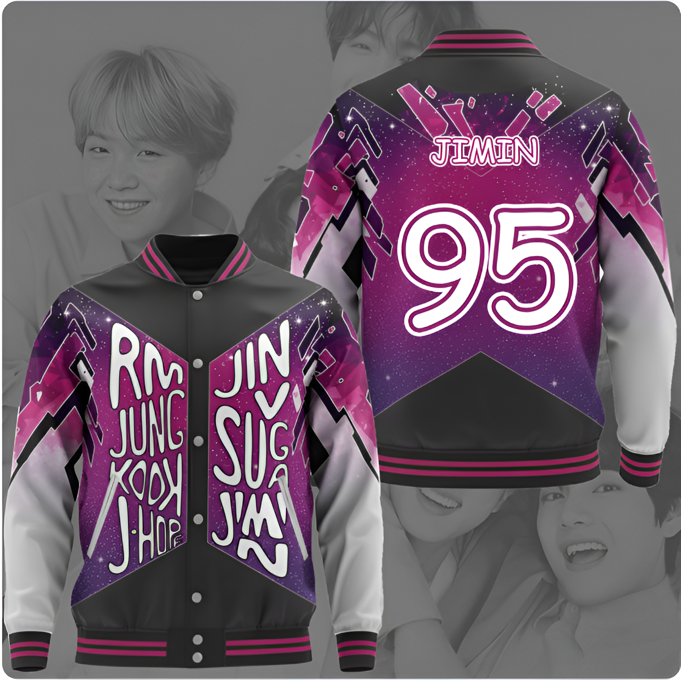BTS WORLD TOUR 2026 BASEBALL JACKET