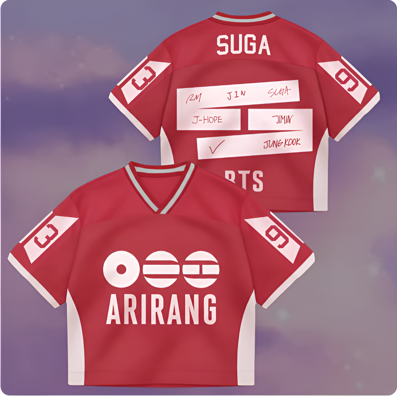 BTS WORLD TOUR 2026 JERSEY