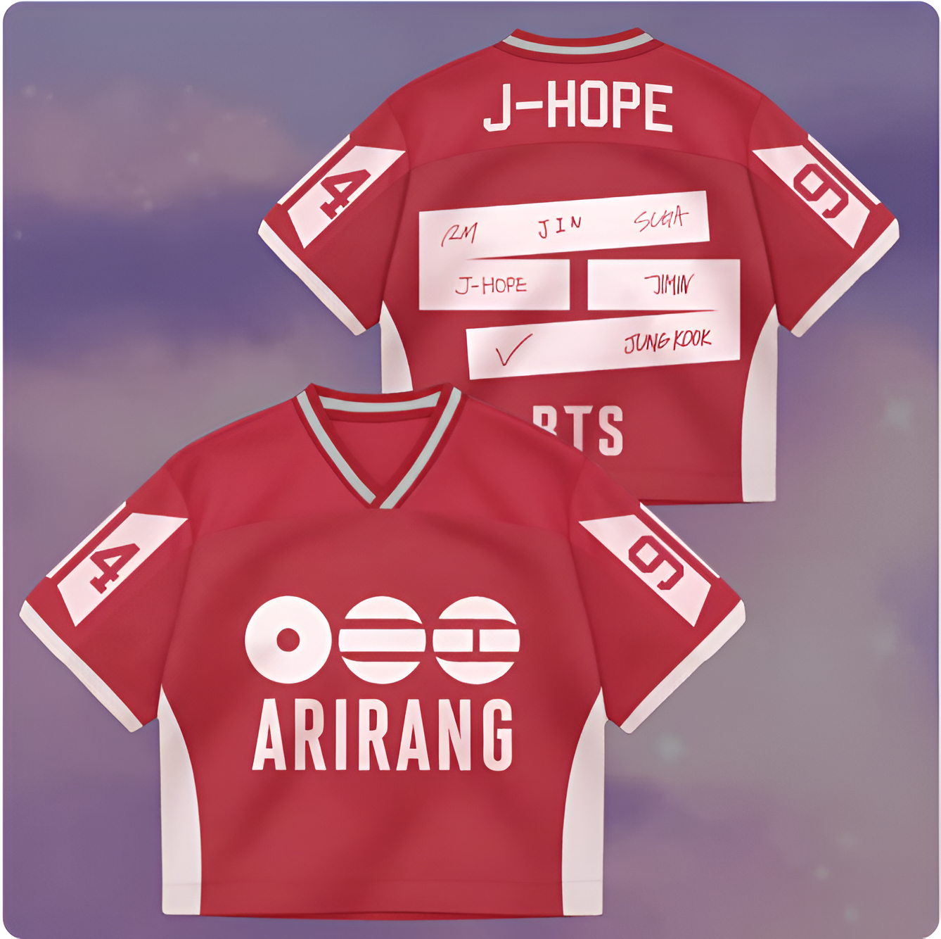 BTS WORLD TOUR 2026 JERSEY