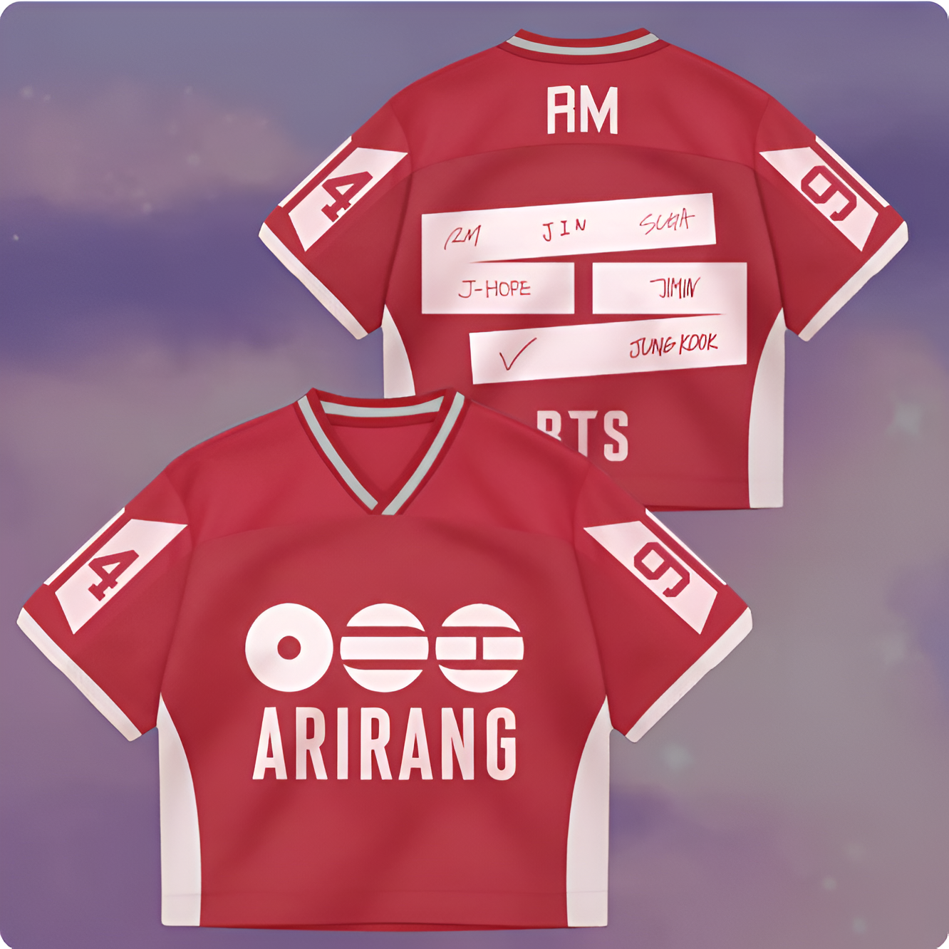 BTS WORLD TOUR 2026 JERSEY