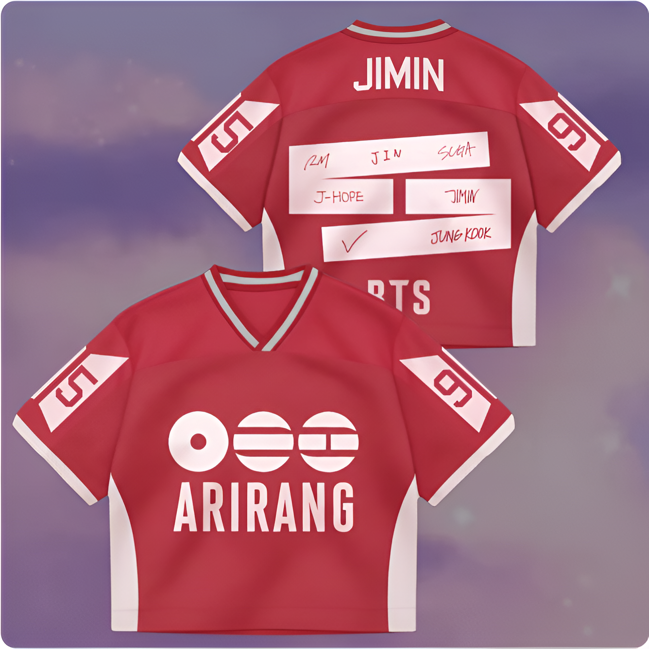 BTS WORLD TOUR 2026 JERSEY