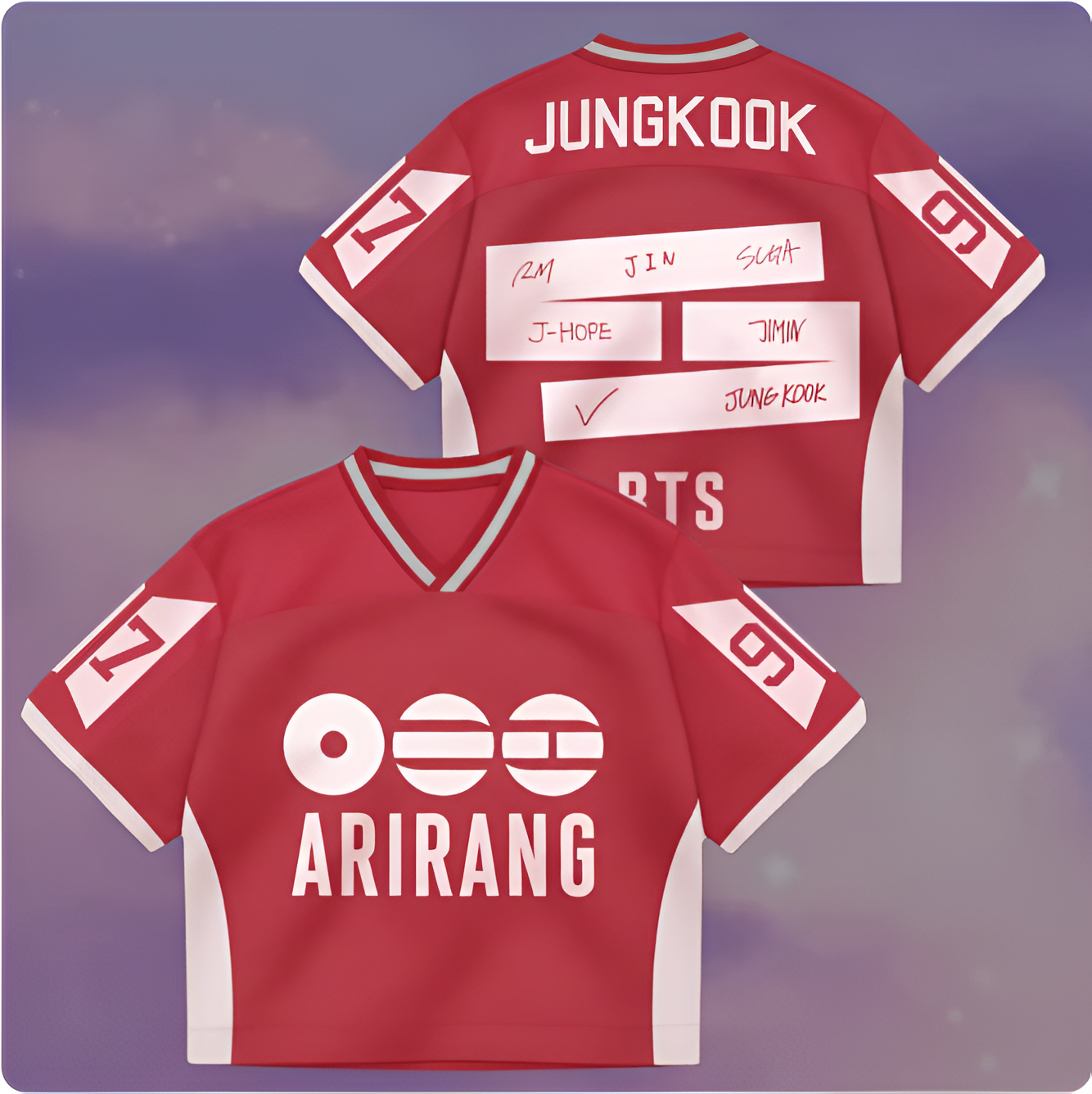 BTS WORLD TOUR 2026 JERSEY