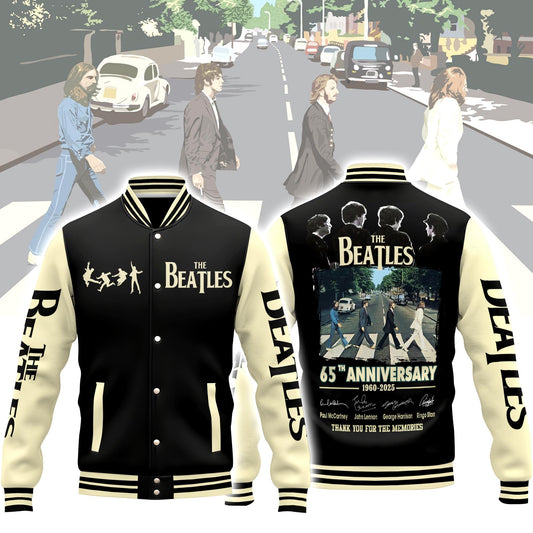 NEW PREMIUM THE BEATLES BASEBALL JACKET