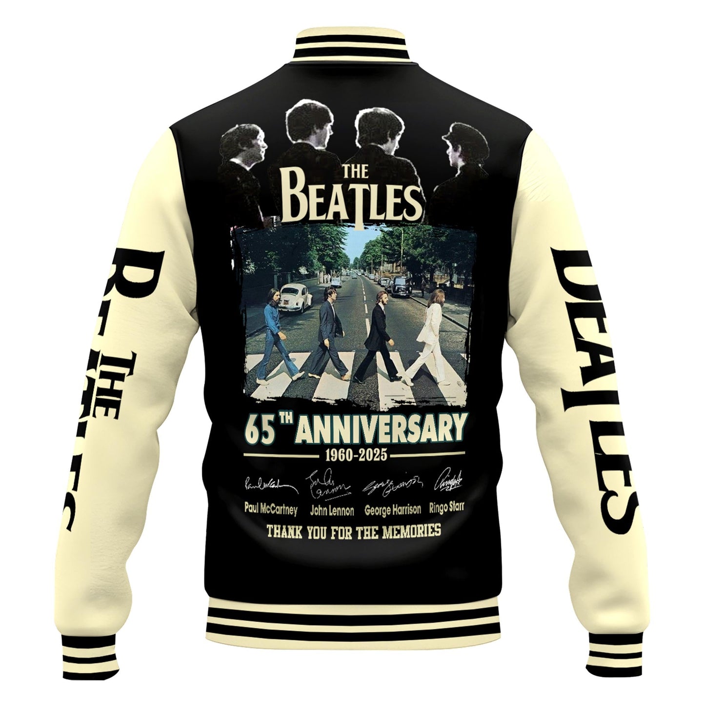 NEW PREMIUM THE BEATLES BASEBALL JACKET