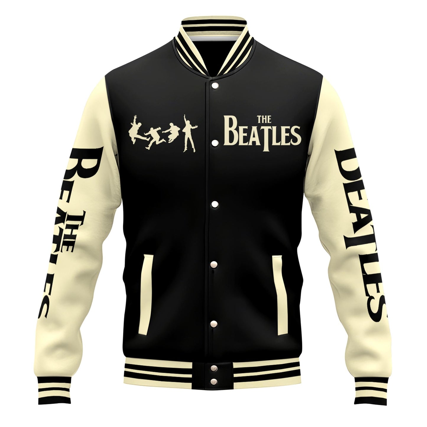 NEW PREMIUM THE BEATLES BASEBALL JACKET
