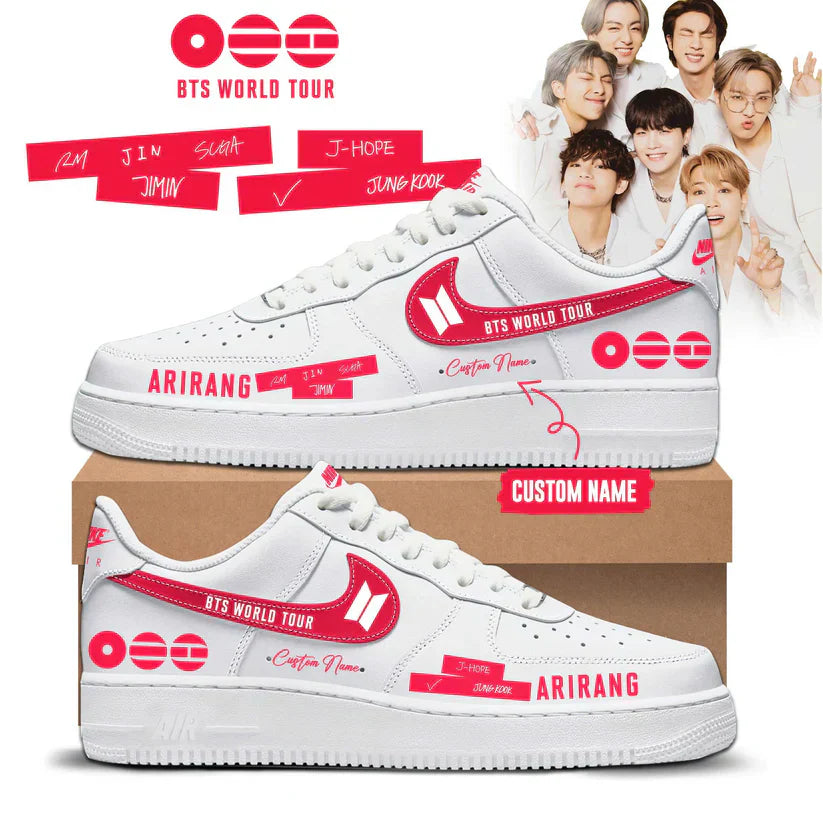 LIMITED EDITION - BTS COMEBACK WORLD TOUR AF1 SHOES